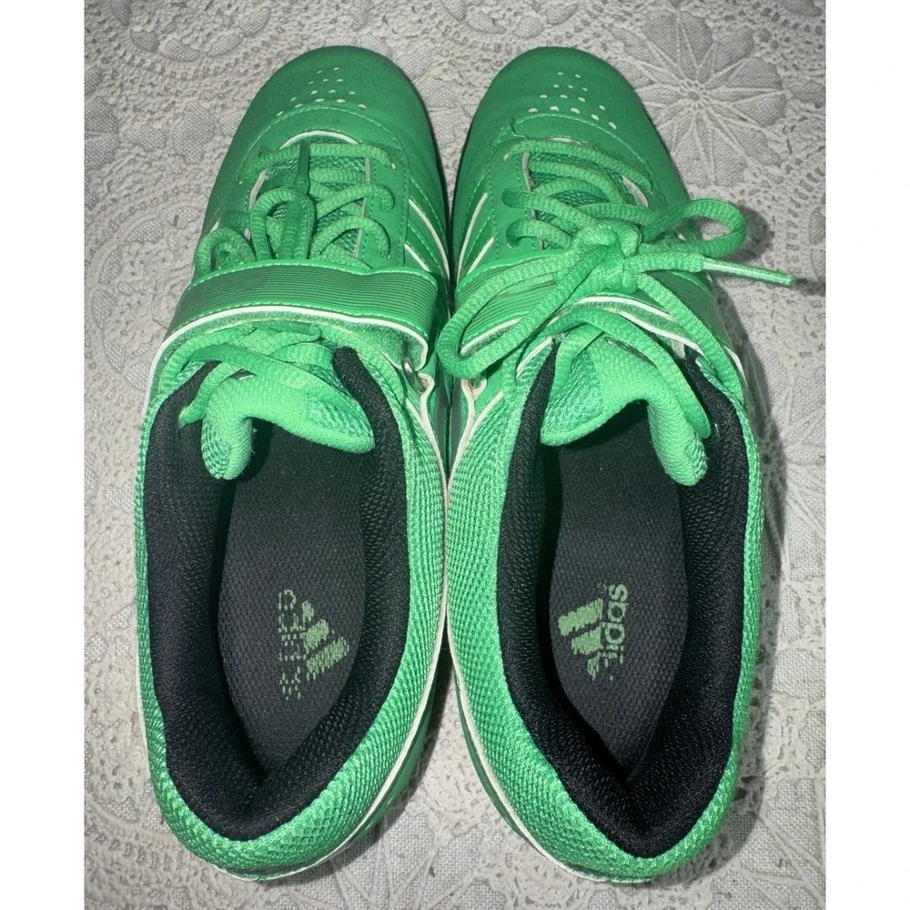 ADIDAS Powerlift 2.0 – Weightlifting Shoes Men's Size 9.5 Bright Green